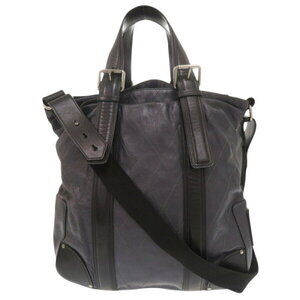 Chloe quilted leather Navy Blue black tote shoulder bag